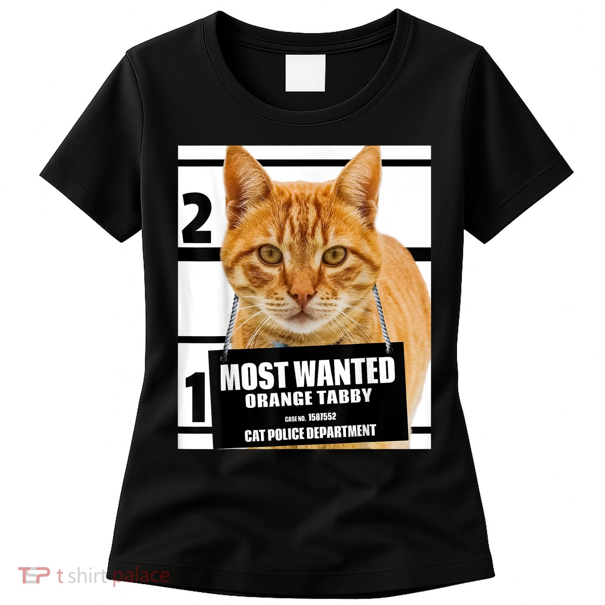Most Wanted Orange Tabby Cat T Feline S Women's T-Shirt