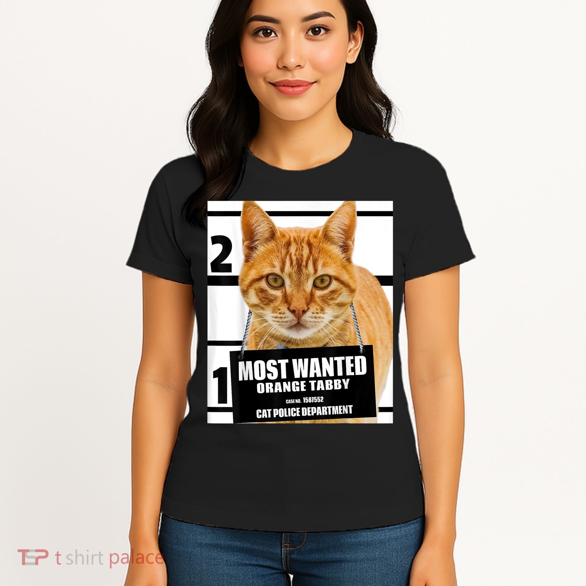 Most Wanted Orange Tabby Cat T Feline S Women's T-Shirt