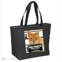 Most Wanted Orange Tabby Cat T Feline S Tote Bag thumb 2