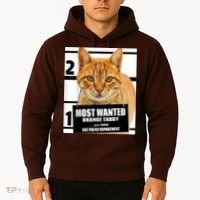 Most Wanted Orange Tabby Cat T Feline S Hoodie thumb 2