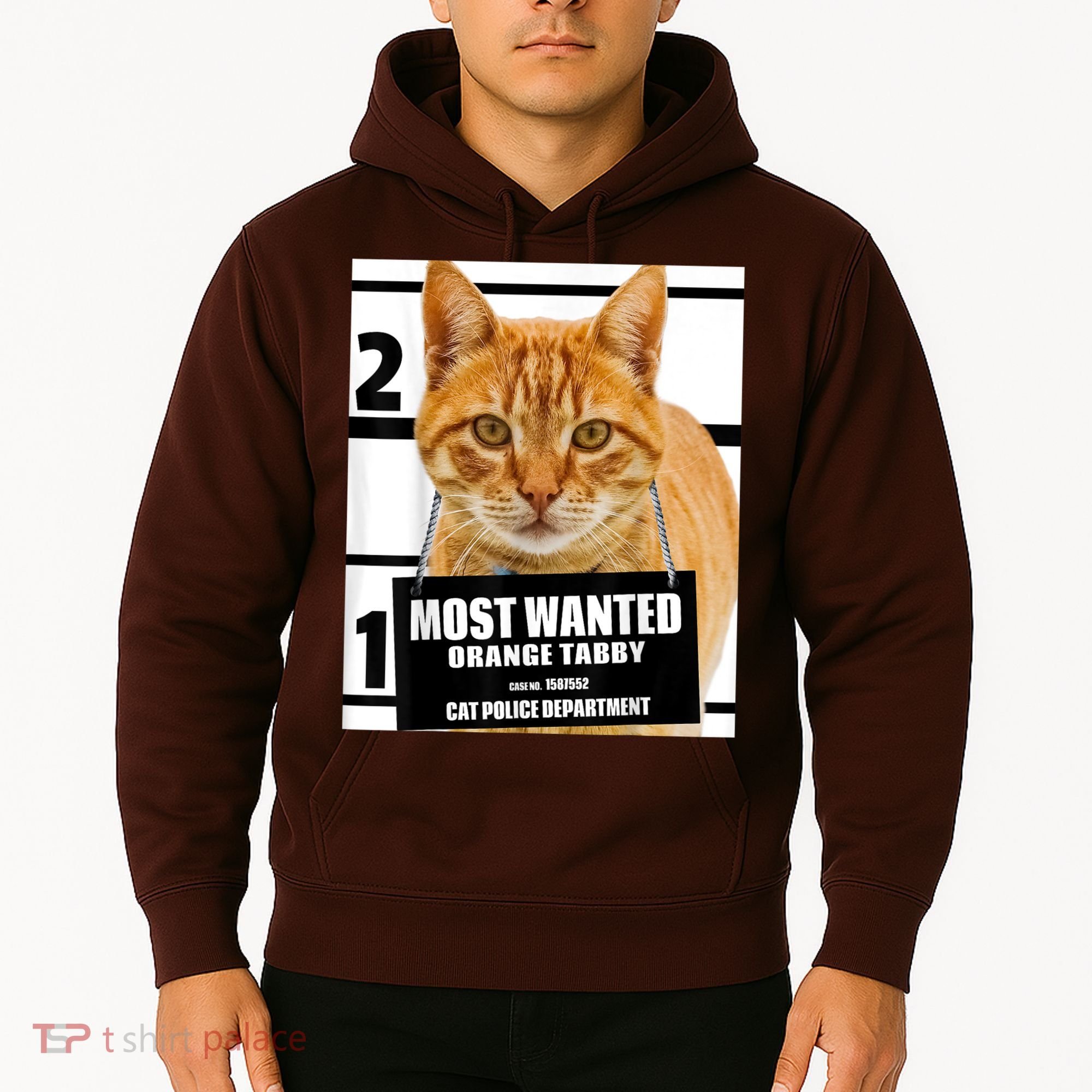 Most Wanted Orange Tabby Cat T Feline S Hoodie