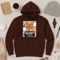 Most Wanted Orange Tabby Cat T Feline S Hoodie thumb 3