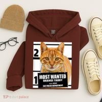 Most Wanted Orange Tabby Cat T Feline S Hoodie thumb 4