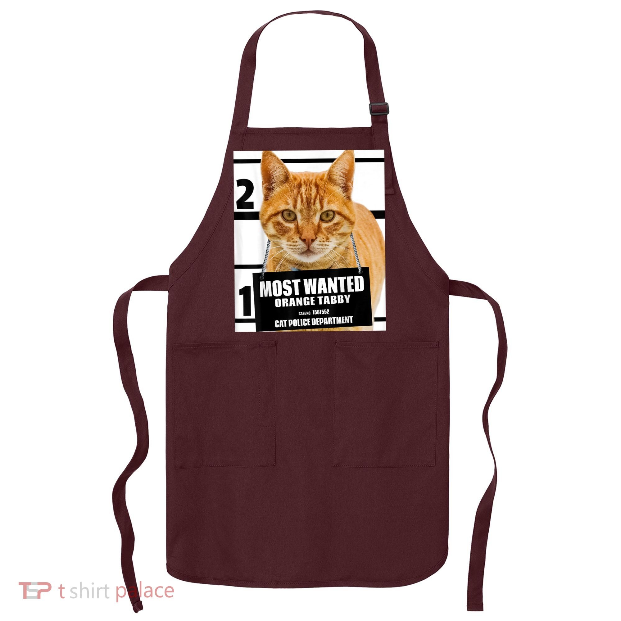 Most Wanted Orange Tabby Cat T Feline S Apron