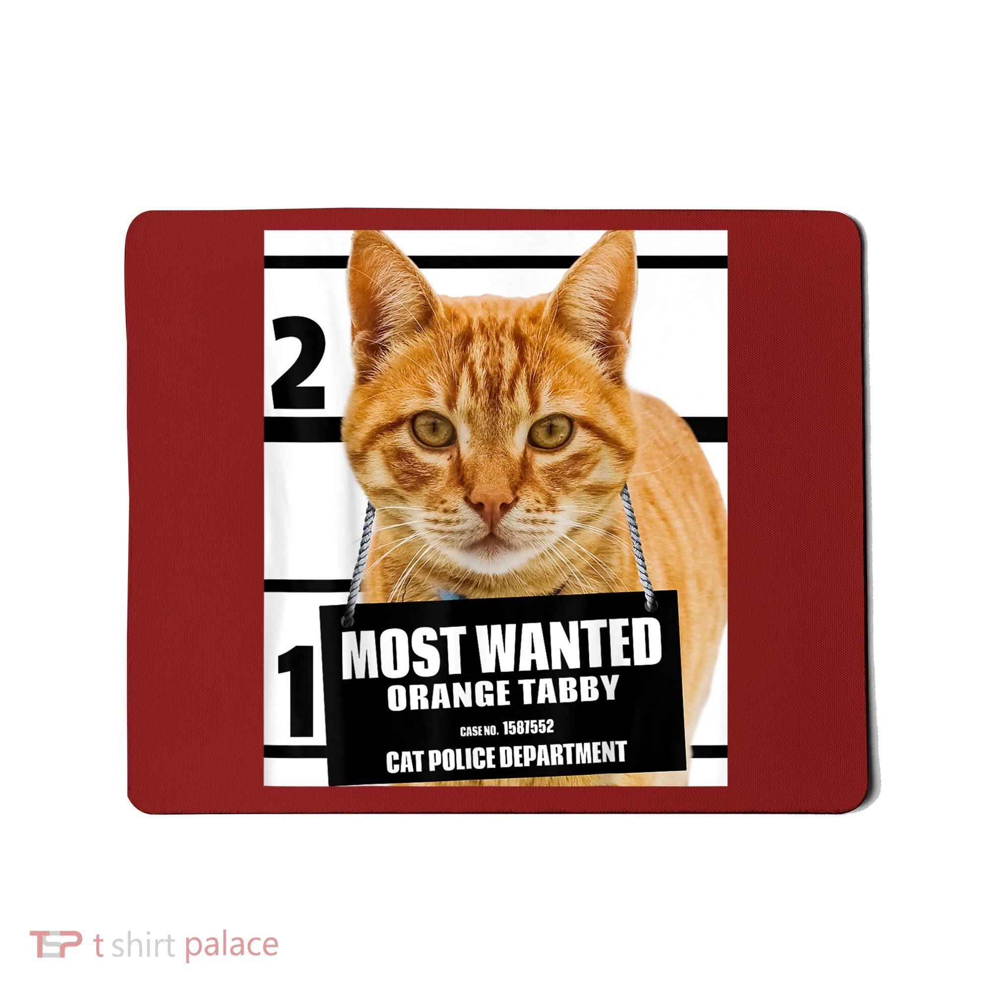 Most Wanted Orange Tabby Cat T Feline S Mousepad