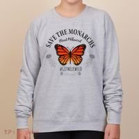 Monarch Whisperer Plant Milkweed Butterfly Save The Monarchs Women's Sweatshirt thumb 0
