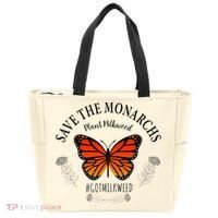 Monarch Whisperer Plant Milkweed Butterfly Save The Monarchs Tote Bag thumb 0