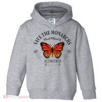 Monarch Whisperer Plant Milkweed Butterfly Save The Monarchs Toddler Hoodie thumb 0