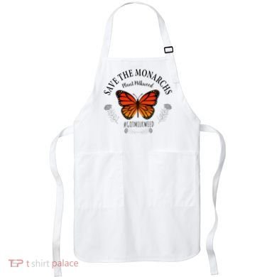 Monarch Whisperer Plant Milkweed Butterfly Save The Monarchs Apron