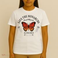 Monarch Whisperer Plant Milkweed Butterfly Save The Monarchs T-Shirt thumb 4