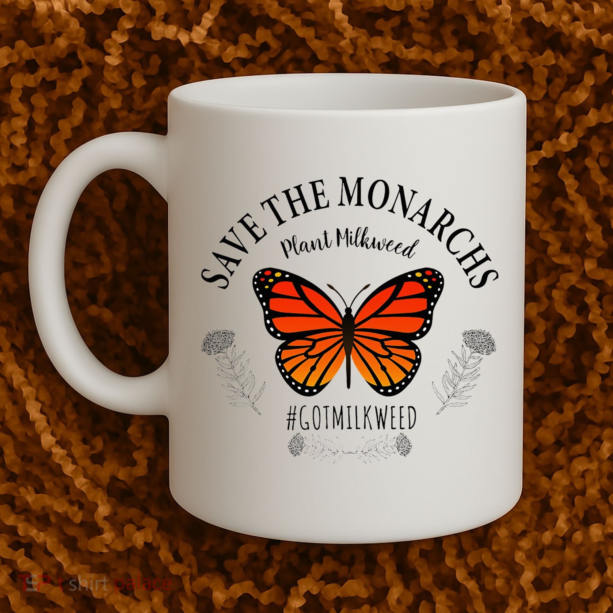 Monarch Whisperer Plant Milkweed Butterfly Save The Monarchs Coffee Mug