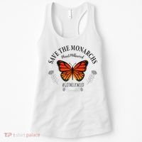 Monarch Whisperer Plant Milkweed Butterfly Save The Monarchs Women's Tank Top thumb 0