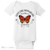 Monarch Whisperer Plant Milkweed Butterfly Save The Monarchs Baby Bodysuit thumb 0