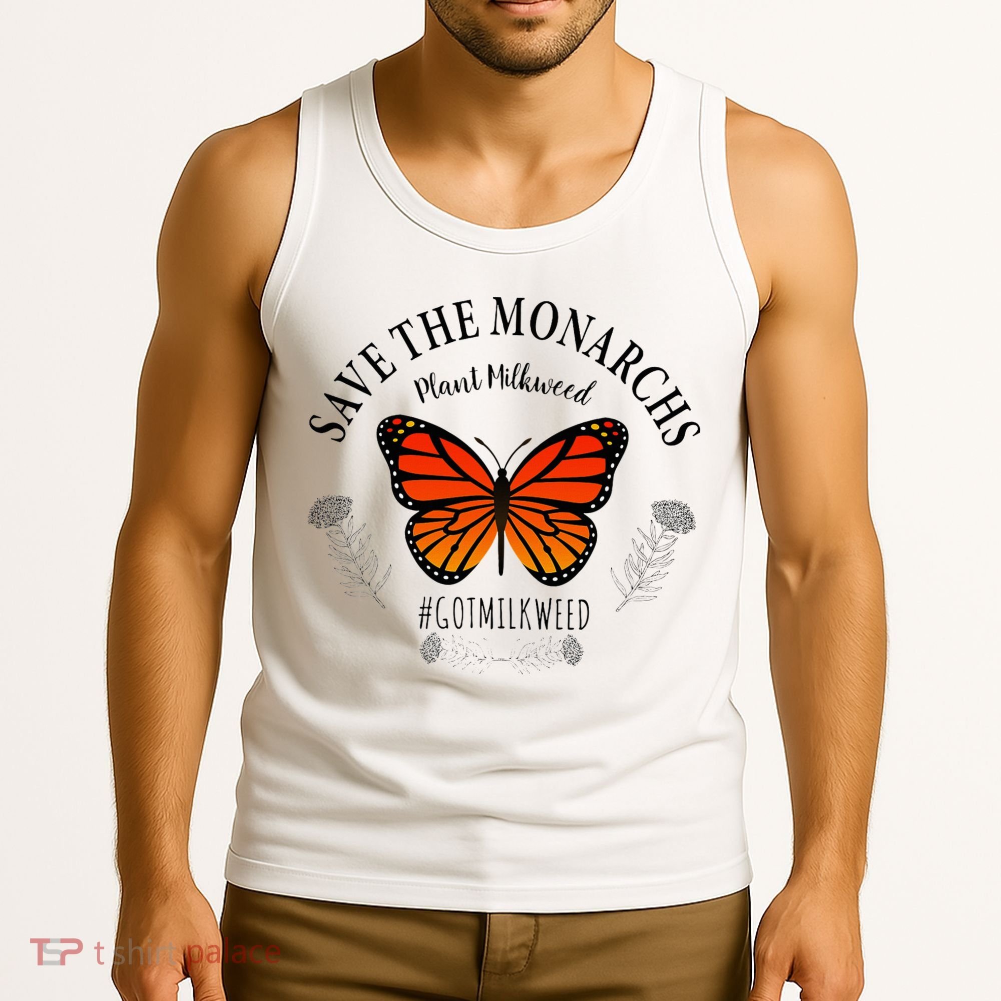 Monarch Whisperer Plant Milkweed Butterfly Save The Monarchs Tank Top