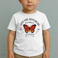 Monarch Whisperer Plant Milkweed Butterfly Save The Monarchs Toddler T-Shirt thumb 2