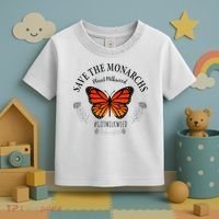 Monarch Whisperer Plant Milkweed Butterfly Save The Monarchs Toddler T-Shirt thumb 3