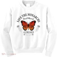 Monarch Whisperer Plant Milkweed Butterfly Save The Monarchs Kids Sweatshirt thumb 0