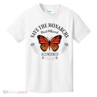 Monarch Whisperer Plant Milkweed Butterfly Save The Monarchs Kids T-Shirt thumb 0