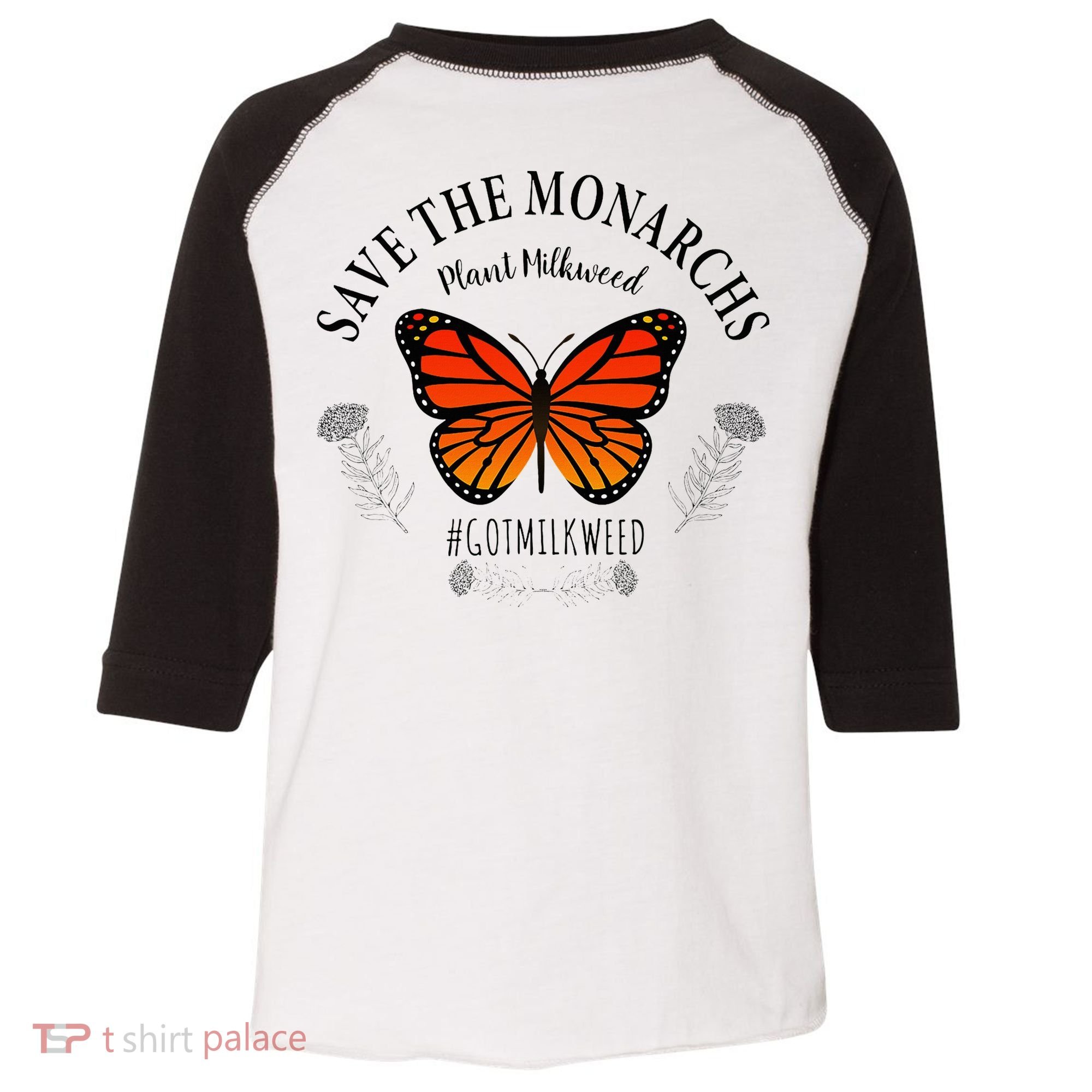 Monarch Whisperer Plant Milkweed Butterfly Save The Monarchs Toddler Fine Jersey T-Shirt