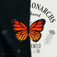 Monarch Whisperer Plant Milkweed Butterfly Save The Monarchs Toddler Fine Jersey T-Shirt thumb 2