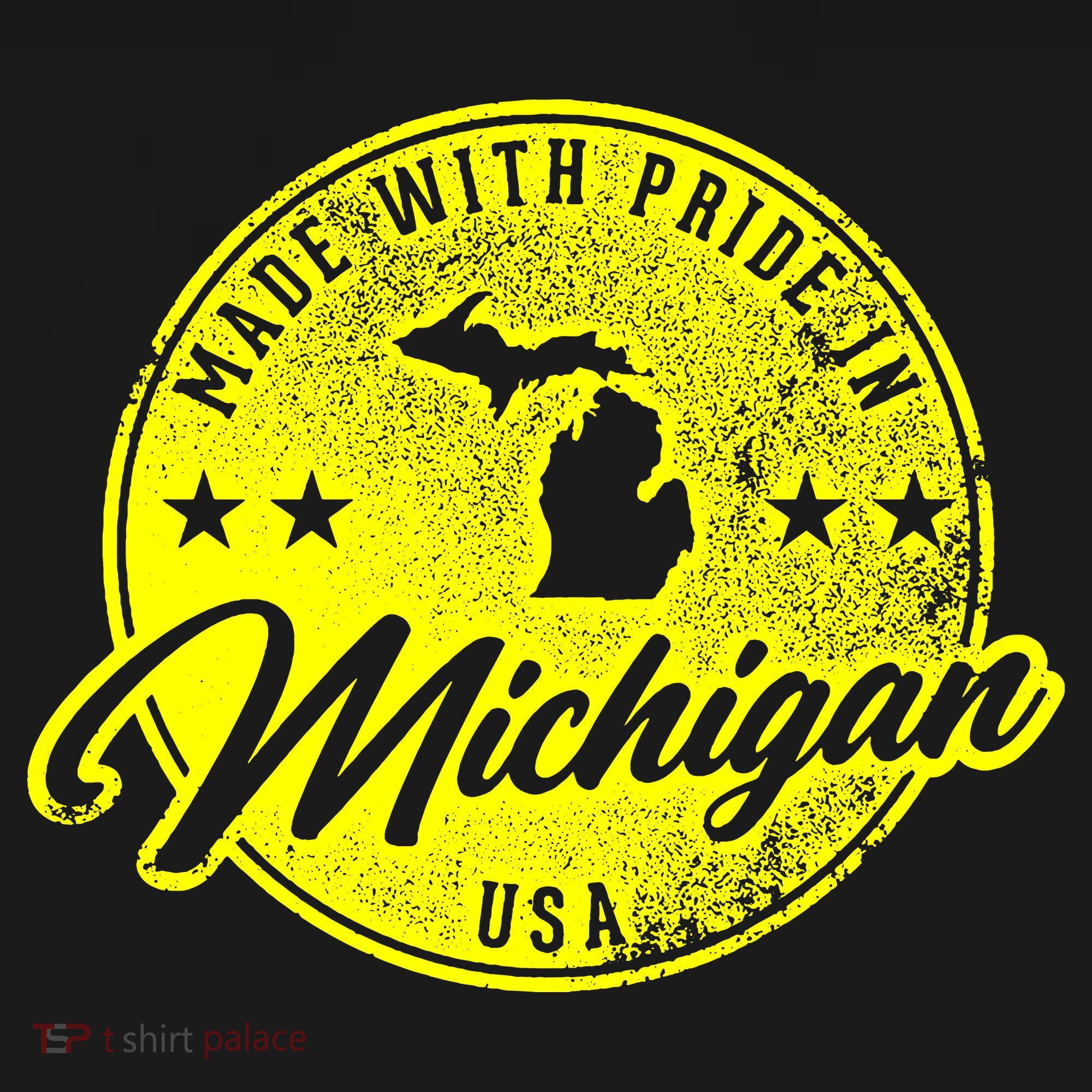 Made With Pride In Michigan USA Retro Backpack