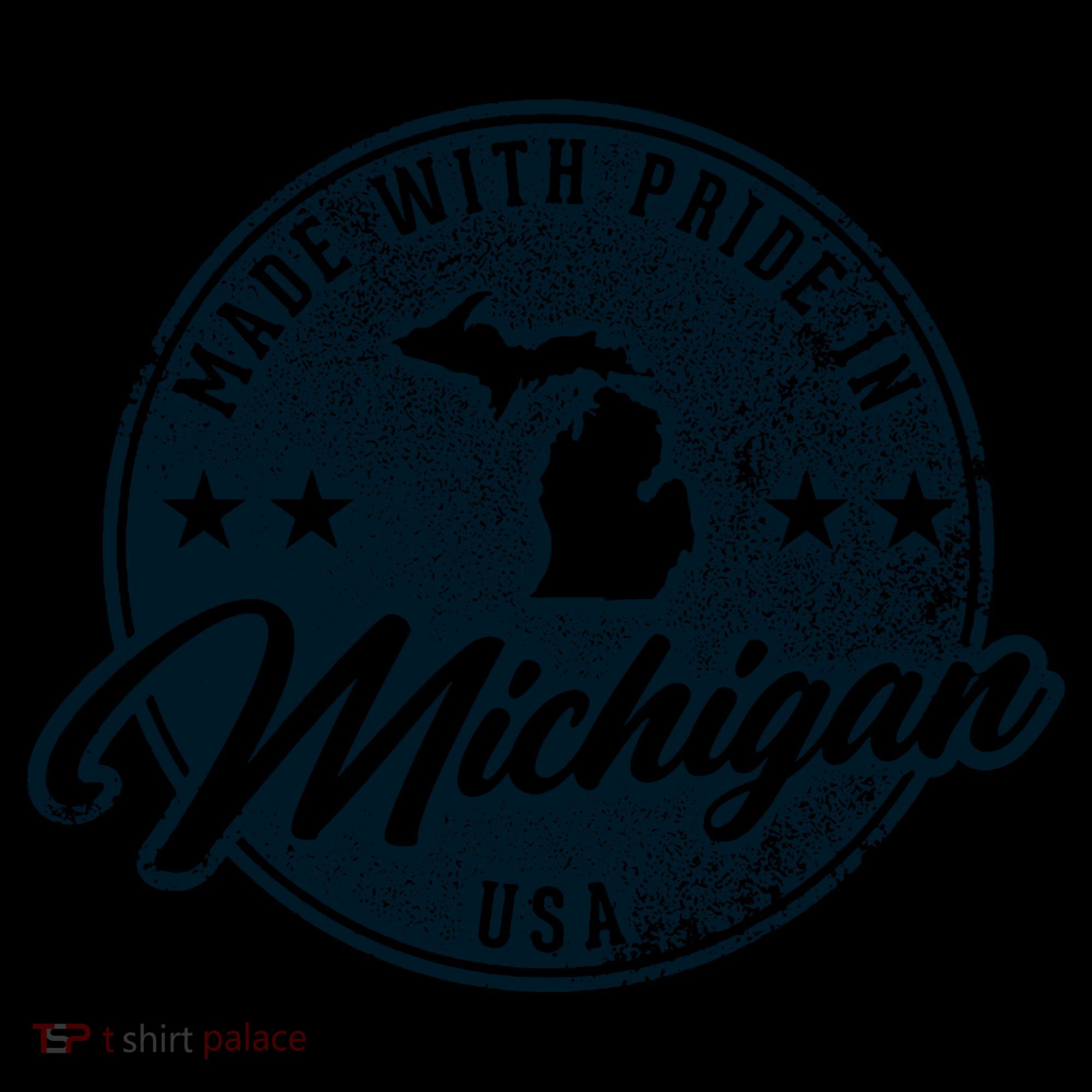 Made With Pride In Michigan USA Retro Coffee Mug