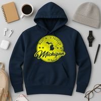 Made With Pride In Michigan USA Retro Hoodie thumb 3