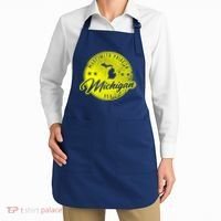 Made With Pride In Michigan USA Retro Apron thumb 2