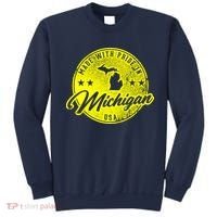 Made With Pride In Michigan USA Retro Sweatshirt thumb 0