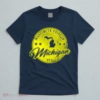 Made With Pride In Michigan USA Retro T-Shirt thumb 5
