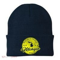 Made With Pride In Michigan USA Retro Beanie thumb 0