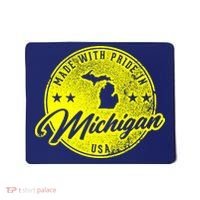 Made With Pride In Michigan USA Retro Mousepad thumb 0