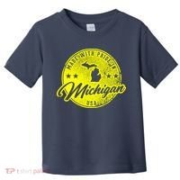 Made With Pride In Michigan USA Retro Toddler T-Shirt thumb 0