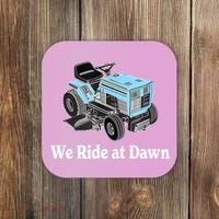 Mens We Ride At Dawn | Father's Day | Dad Gift | Grandfather Coaster thumb 0