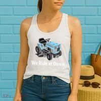 Mens We Ride At Dawn | Father's Day | Dad Gift | Grandfather Women's Tank Top thumb 2