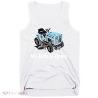 Mens We Ride At Dawn | Father's Day | Dad Gift | Grandfather Tank Top thumb 0