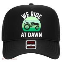Mens We Ride At Dawn Lawnmower Shirt Lawn Mowing Dad Yard Work Hat thumb 0