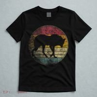 Maned Wolf Retro Style Sunset Vintage 70s 80s 90s T-Shirt thumb 5