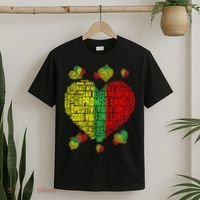 Men Women Reggae Rasta Colors Red Green Yellow Jamaica T-Shirt thumb 2