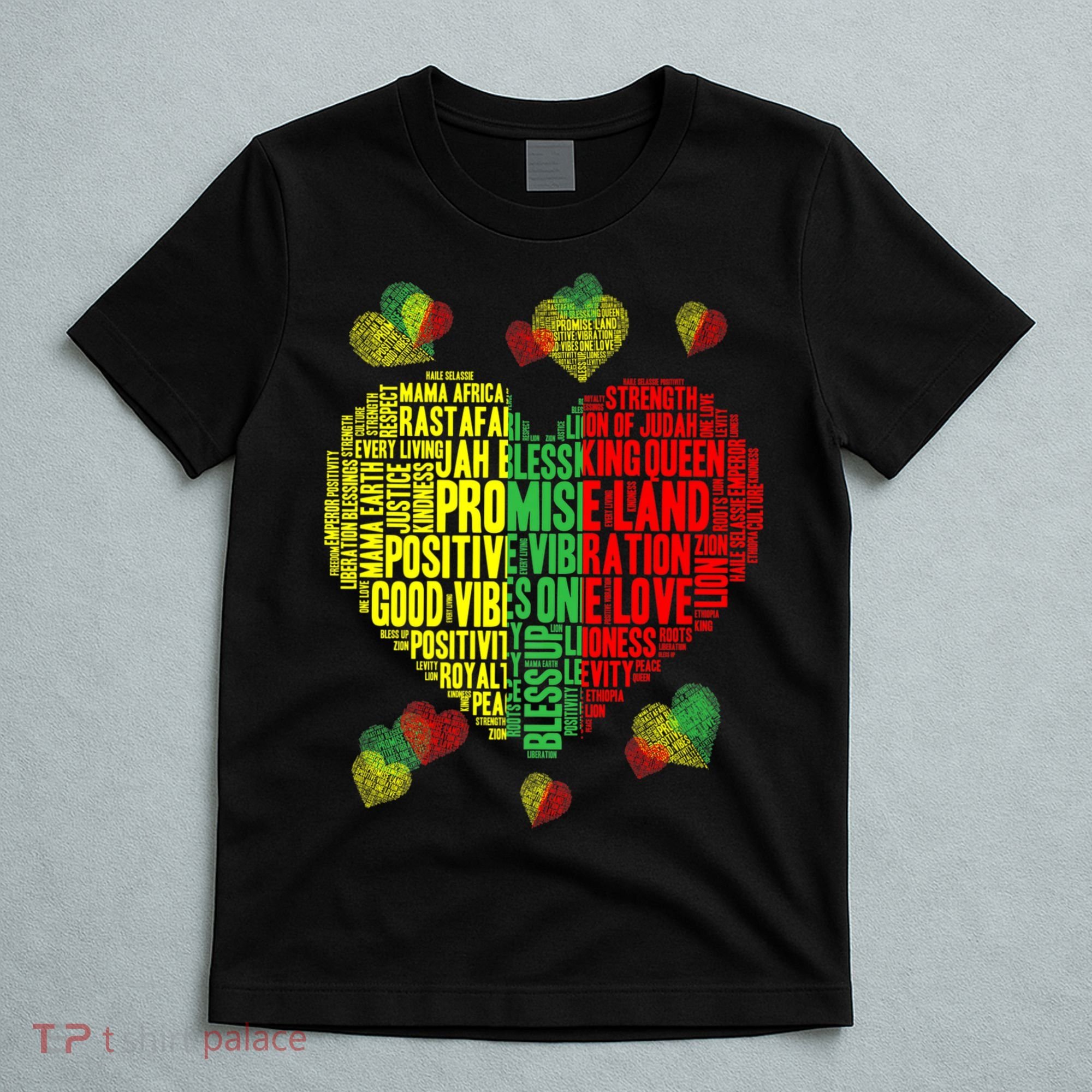 Men Women Reggae Rasta Colors Red Green Yellow Jamaica T-Shirt