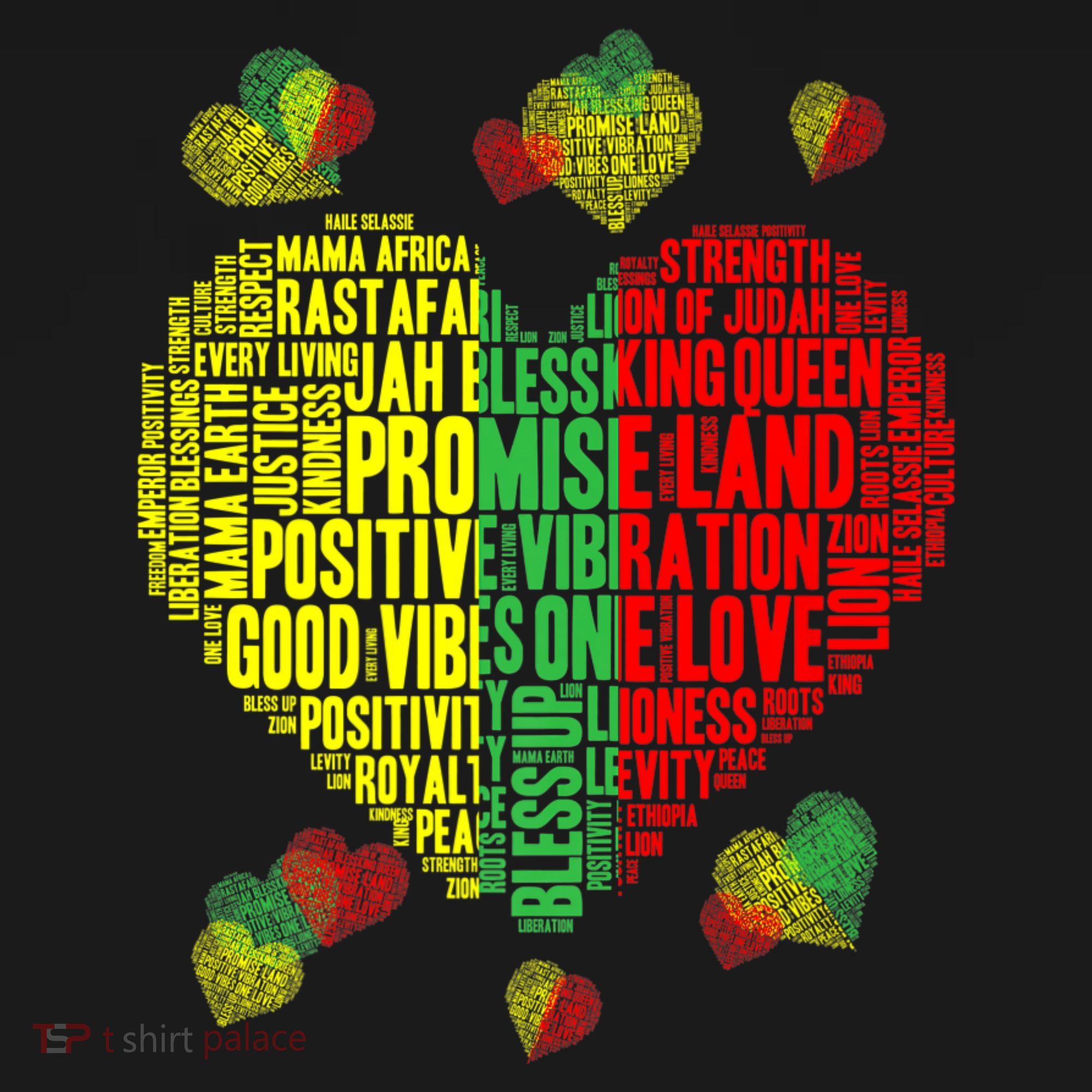 Men Women Reggae Rasta Colors Red Green Yellow Jamaica T-Shirt