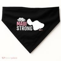 Maui Wildfire Relief All Profits Will Be Donated Maui Strong USA-Made Doggie Bandana thumb 0