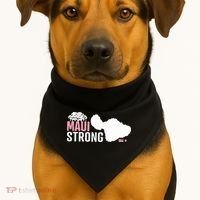 Maui Wildfire Relief All Profits Will Be Donated Maui Strong USA-Made Doggie Bandana thumb 1