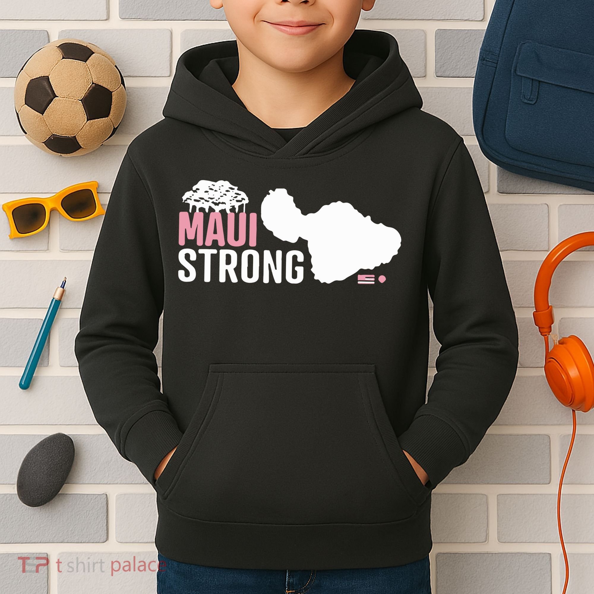 Maui Wildfire Relief All Profits Will Be Donated Maui Strong Kids Hoodie