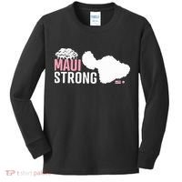 Maui Wildfire Relief All Profits Will Be Donated Maui Strong Kids Long Sleeve Shirt thumb 0