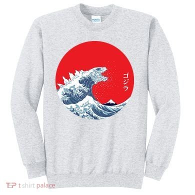 Monster Wave Retro Vintage Classic Japanese Art Sweatshirt