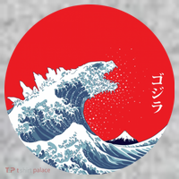 Monster Wave Retro Vintage Classic Japanese Art T-Shirt thumb 7