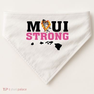 Maui Wildfire Relief All Profits Will Be Donated USA-Made Doggie Bandana