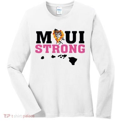 Maui Wildfire Relief All Profits Will Be Donated Women's Long Sleeve Shirt