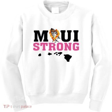 Maui Wildfire Relief All Profits Will Be Donated Kids Sweatshirt